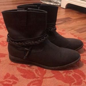 Brown booties